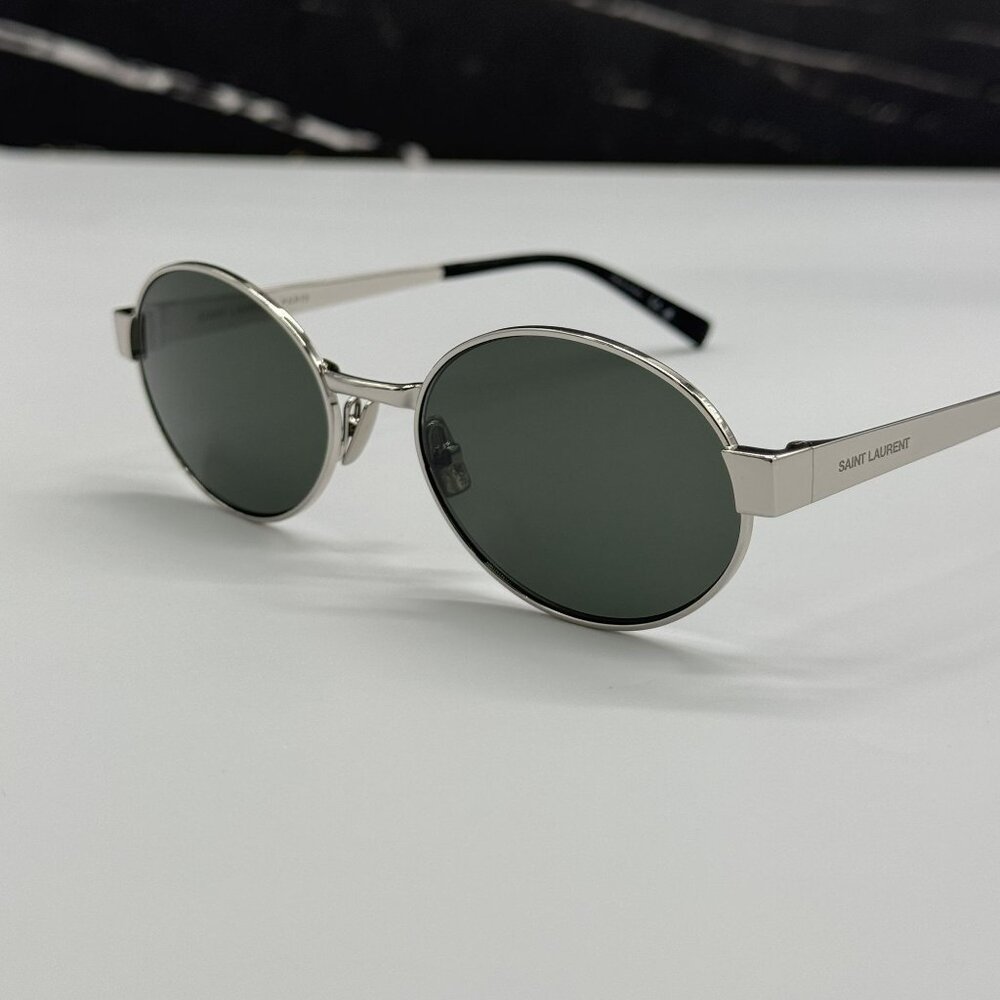 NEW SAINT LAURENT SL692 OO2 SILVER UNISEX SUNGLASSES SAINT LAURENT SL 692 OO2 - Picture 5 of 11